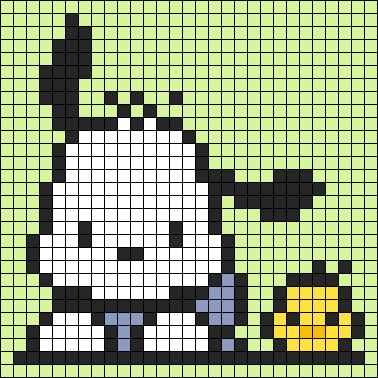 Miffy Alpha Pattern, Pixel Sanrio, Crochet Tapestry, Fuse Beads, Alpha Pattern, Alpha Patterns, Perler Bead Patterns, Bead Patterns, Sanrio Characters