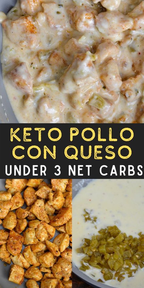 This One-Pan Keto Pollo con Queso is perfect for an easy weeknight dinner! This low-carb kid-friendly keto recipe is ready in 20 minutes and is simple to meal prep! Comidas Keto, Keto Cheesecake, Easy Weeknight Dinner, Keto Cooking, Keto Meal Prep, Keto Recipes Dinner, Keto Recipe, Diet Help, Low Carb Dinner