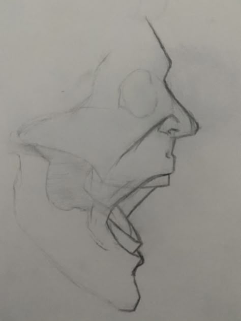 Side Profile Of Someone Screaming, Girl Screaming Reference, Side Profile Screaming Drawing, Screaming Side Profile, Screaming Mouth Drawing, Face Side View Drawing, Screaming Drawing, Side View Of Face, Sketch Tips