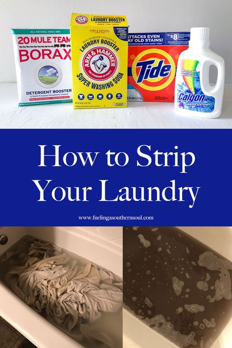 A Southern Soul, Laundry Stripping, Washing Soda, Diy Cleaning Hacks, Homemade Cleaning Products, Household Cleaning Tips, Diy Cleaners, Cleaning Recipes, Productivity Hacks