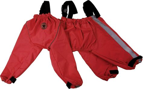 FouFou Dog 62557 Bodyguard Protective All-Weather Dog Pants, X-Large, Red : Amazon.ca: Pet Supplies Megan Brown, Dog Pants, Short Dog, Dog Clothes Diy, Suit Covers, Dog Raincoat, Red S, Crazy Dog, Pants Large