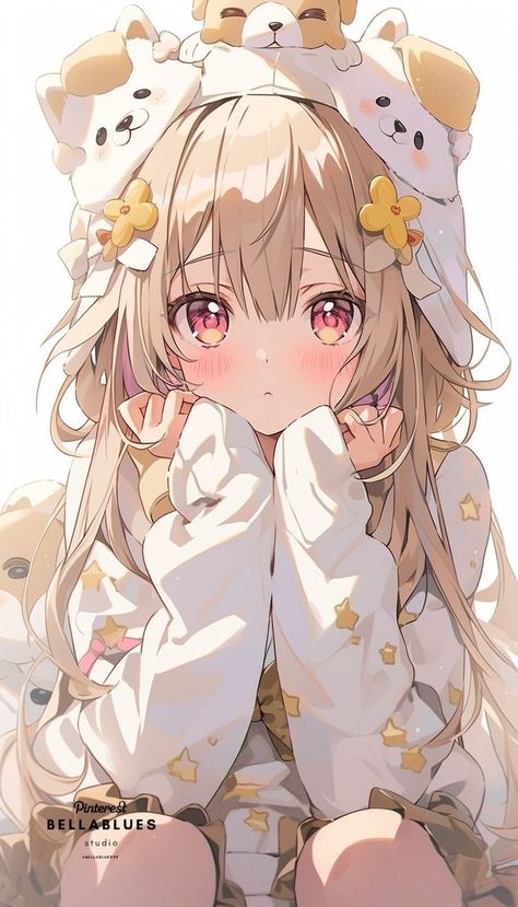 Anime Cute Drawings Kawaii, Anime Images Cute, Cute Girl Animes Wallpapers, Pink Anime Characters, Cute Anime Animals, Cute Anime Characters Kawaii, Cute Anime Female, Cute Anime Aesthetic, Cute Kawaii Anime