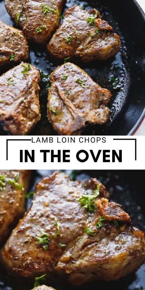 Baby Lamb Chops Recipes, Broiled Lamb Chops, Oven Roasted Lamb Chops, Veal Loin Chop Recipes, Broiled Lamb Chops Recipes, Lamb Loin Chops Recipes, Lamb Loin Chops Oven, Lamb Chop Recipes Baked In Oven, Lamb Chops In Oven