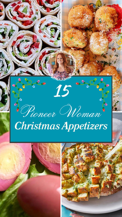 15 Pioneer Woman Christmas Appetizers Pioneer Woman Recipes Appetizers Holiday, Pioneer Woman Cheese Ball, Pioneer Woman Appetizers Holiday, Pioneer Woman Christmas Appetizers, Pioneer Woman Holiday Recipes, Pioneer Woman Christmas Recipes, Pioneer Woman Recipes Appetizers, Pioneer Woman Appetizers, Crispy Goat Cheese