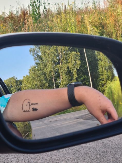 Tattoo Car Mirror Watch Arm Car Mirror Tattoo, Mirror Tattoo, Mirror Tattoos, Tattoo Car, Car Mirror, Jesus Fish, Fish Tattoos, Jesus Fish Tattoo, Tattoo Ideas