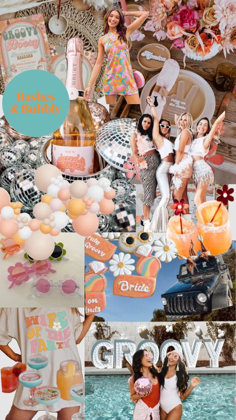 Bubbly Bachelorette Party, Retro Bachelorette Party, Bachelorette Party Theme, Retro Bachelorette, Bachelorette Party Planning, Bachelorette Themes, Bachelorette Party Themes, Bach Party, At The Lake