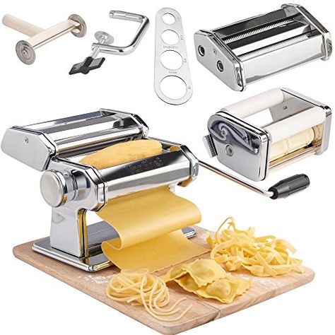 Pasta Making Machine, Pasta Maker Machine, Pasta Casera, Pasta Roller, Noodle Maker, Homemade Spaghetti, Homemade Noodles, Making Pasta, Pasta Machine