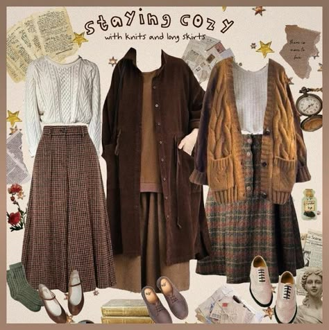 Vintage Hippie Aesthetic, Hippie Aesthetic Outfit, Kidcore Cottagecore, Mode Style Anglais, Academia Aesthetic Outfit, Hippie Aesthetic, Academia Outfits, Academia Style, Cottagecore Outfits