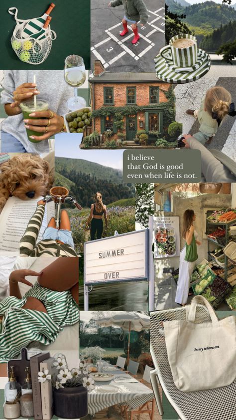 August mood board inspiration August Mood Board, Cottage Chic, Aesthetic Backgrounds, God Is Good, Mood Boards, Mood Board