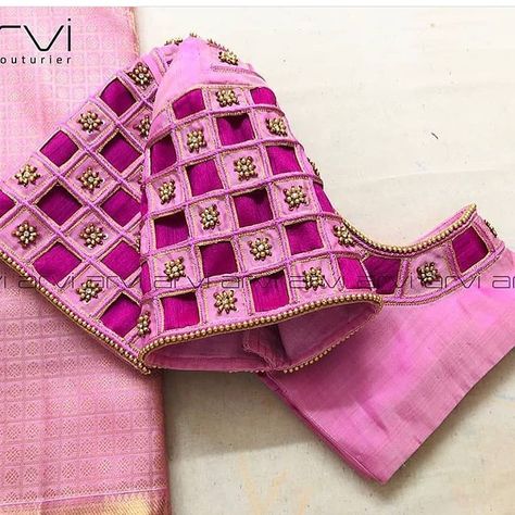 Designer Ideas on Instagram: “🌸Follow @designer.blouse.ideas 🌸. DM for credits 😊. Tag your blouses to get featured.  #designer #designerclothes #clothes #blouses…” Cutwork Aari Blouse Designs, Blouse Cut Work Designs, Cut Work Aari Blouse Designs, Wedding Blouses Bridal, Cut Work Blouse Designs, Arvi The Couturier, Bridal Blouse Design, Gown Embroidery, Cut Work Blouse