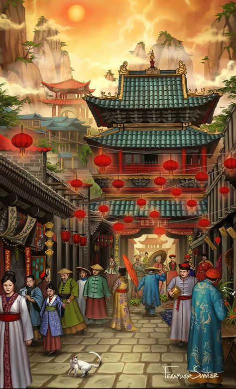 China Culture, Road Art, Ancient Chinese Art, Asian Painting, Islamic Paintings, Ideas Vintage, Chinese Architecture, China Art, Ancient China