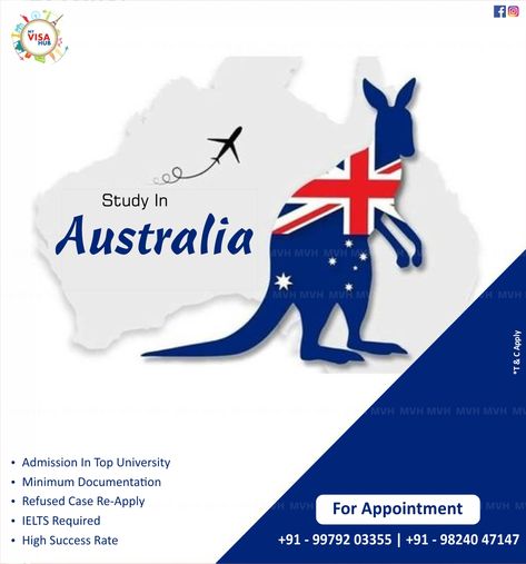 Australia Study Visa, Creative Post, Top Universities, Success Rate, Study Planner, A Dream, Australia, How To Apply, Education