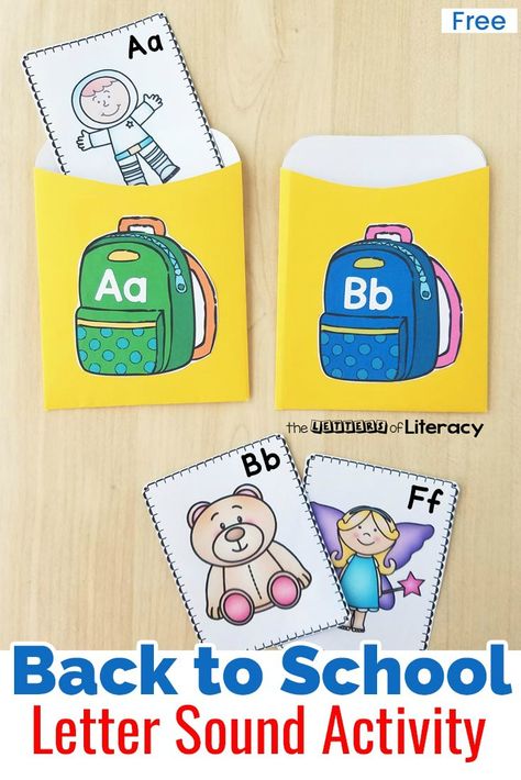 Alphabet Sorting Activities, Letter N Activities For Kindergarten, Beginning Sounds Activities, Abc Centers, Activity For Kindergarten, Letter Sound Activities, Activity Printables, Alphabet Centers, Preschool Centers