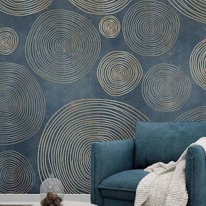 Modern Kitchen Wallpaper Ideas, Circles Wallpaper, Eclectic Wallpaper, Modern Wallpaper Designs, House Flip, Wall Graphic, Mo Money, Wallpaper Walls Decor, Bold Wallpaper