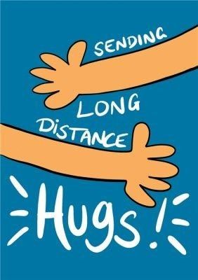 Sending Hugs Quotes, Long Distance Hug, Special Friendship Quotes, Hugs And Kisses Quotes, Special Friend Quotes, Happy Day Quotes, Kissing Quotes, Thinking Of You Quotes, Hug Quotes