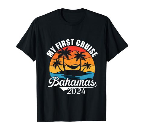 PRICES MAY VARY. "My First Cruise Bahamas 2024" funny vacation or birthday design for family and friends that will be cruising or sailing on a boat for vacation. Family Cruise Bahamas 2024 Summer Matching Vacation 2024 Lightweight, Classic fit, Double-needle sleeve and bottom hem Cruise Bahamas, Funny Vacation, First Cruise, Vacation Humor, Bahamas Cruise, Vacation Family, Vacation Cruise, Funny Family, Family Cruise