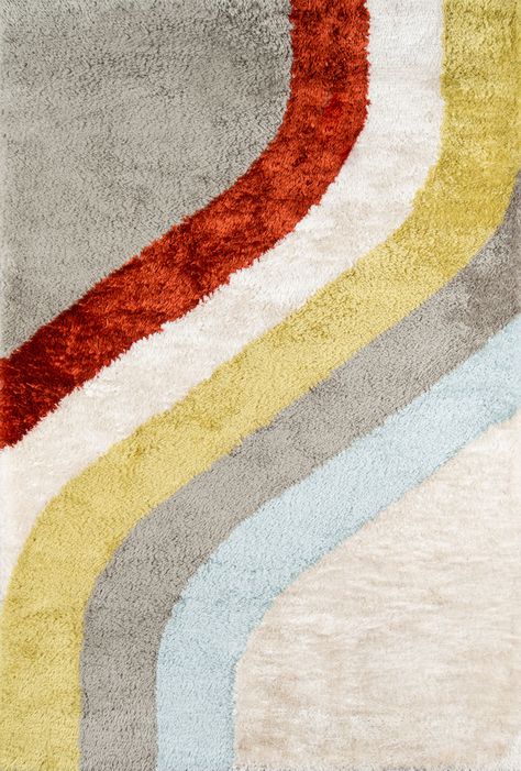 Momeni Retro RET-6 Multi Transitional Rug Motif Vintage, Shag Area Rug, Scandinavian Inspired, Hand Tufted Rugs, New Classic, Accent Rugs, Modern Area Rugs, Indoor Area Rugs, Tufted Rug