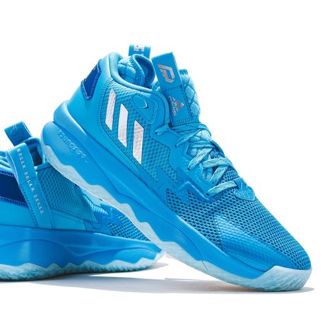 Adidas Basketball Men Dame 8 Blue GY6465 Shoe Closet, Dream Shoes, Hoka Running Shoes, Apparel Accessories, Running Shoes, New Arrivals, Basketball, Adidas, Running