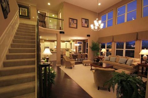 Nice open space! Suburban Home Exterior Dream Houses, Open Concept Home, Dream Life House, Dream Apartment Decor, Dream House Rooms, Natural Lighting, Dream Apartment, Dream House Interior, Dream House Exterior