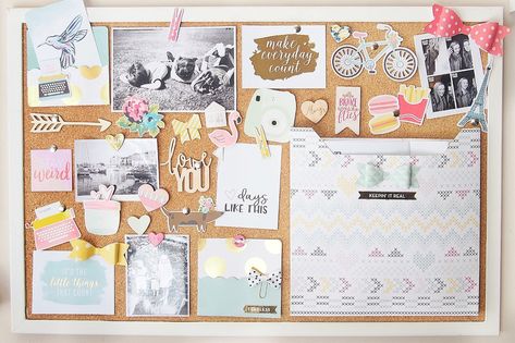 DIY Cork board / notice board decoration and organisation Cork Board Ideas For Bedroom, Notice Board Decoration, Bedroom Desk Organization, Pin Board Ideas, Cork Board Wall, Diy Bulletin Board, Diy Cork Board, Diy Rangement, Desk Organization Diy