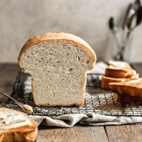 Sourdough Discard Sandwich Bread Sourdough Discard Sandwich Bread, Discard Sandwich Bread, Sourdough Discard Bread, Discard Bread, Wild Thistle, Flour Milling, Discard Recipe, Healthier Treats, Sourdough Bread Starter