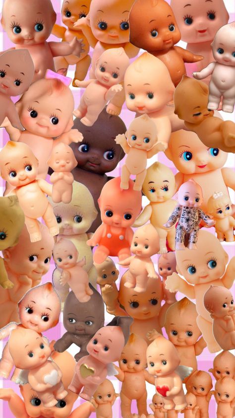 Cutie Kewpie #kewpie #kewpiedoll #kewpiemayo #doll #vintage Kewpie Dolls, Doll Vintage, Sonny Angel, Mini Things, Old Toys, Toy Boxes, My Vibe, Old Photos, Cute Animals