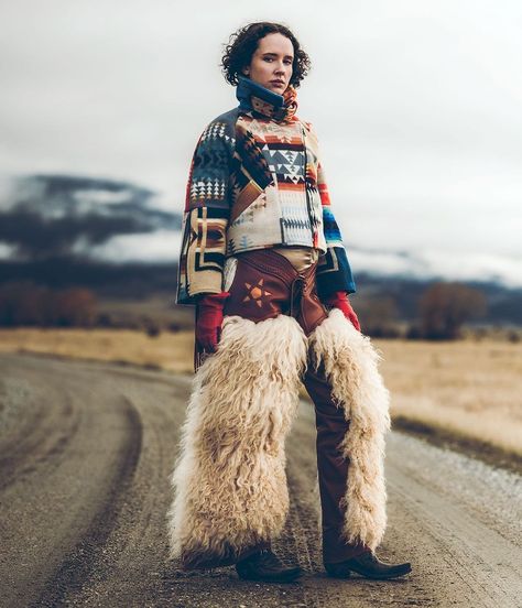 All Posts • Instagram Native Fashion Modern, Native American Sweater, Russian Winter Fashion, Wooly Chaps, Aviator Outfit, Native American Clothes, Navajo Fashion, Navajo Clothing, Lindsey Thornburg