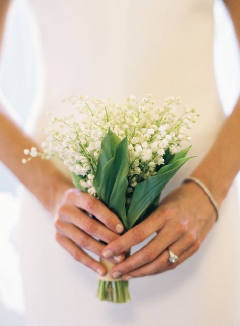 Liz McDaniel’s Wedding in New York City Lily Of The Valley Bouquet, Simple Bouquet, Green Jewellery, Wild Bunch, Bouquet Photography, Jewellery Gifts, Trendy Flowers, High Line, French Wedding