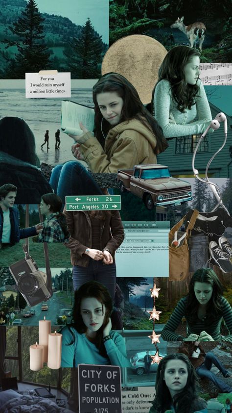 The Beginning Aesthetic, Twilight Meadow Aesthetic, Twilight Art Aesthetic, Twilight Aesthetic Collage, Twilight Promposal, Twilight Shuffle, Twilight Mood Board, Twigliht Aesthetic, Alfabeto Aesthetic