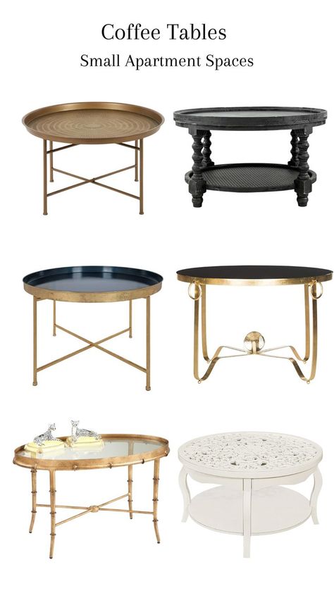 Shop these coffee tables for small apartment spaces and more Parisian apartment decor here. Parisian Coffee Table, Apartment Coffee Table, Round Coffee Table White, Parisian Apartment Decor, Parisian Apartment, Coffee Table White, Small Apartment, Round Coffee Table, Small Apartments