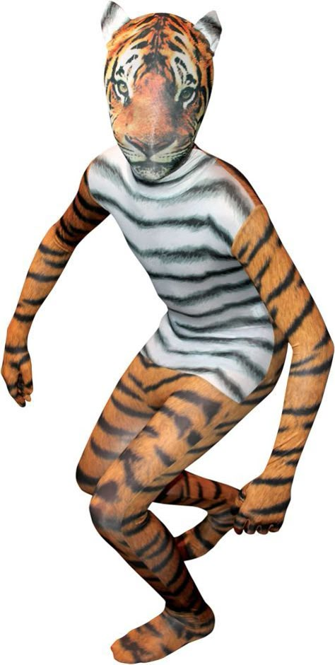 Boys Tiger Morphsuit - Party City 남자 몸, Lol Memes, Goofy Pictures, Funny Costumes, 웃긴 사진, Very Funny Pictures, Jokes Funny, Silly Pictures, Funny Vid