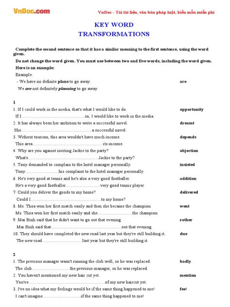 Key Word Transformation Exercises Word Transformation, University Organization, Expository Text, English Collocations, English Exam, English Exercises, English Grammar Worksheets, Cambridge English, Grammar Practice