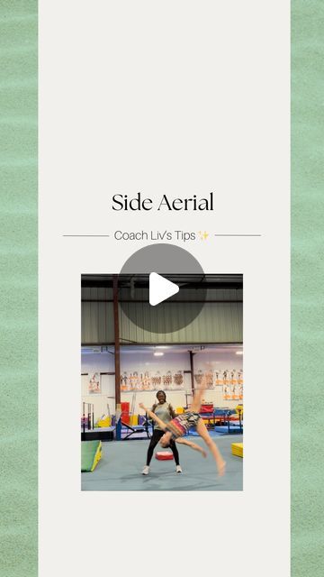 Olivia Courtney on Instagram: "New Coach Liv’s Tips! ✨ 

•Skill of the Day: Side Aerial

.
.
.
.
#gymnastics #gymnast #gymnasticsdrills #side #aerial #sideaerial #viral #gymnasticsgoals #progress #gymnasticsprogressions #explore #dance #dancer #dancelife #basic #tutorial #tuesdaytip #coachliv" Aerial Tutorial, Side Aerial, Aerial Gymnastics, Dance Life, Gymnast, Drills, Gymnastics, Dancer, Siding