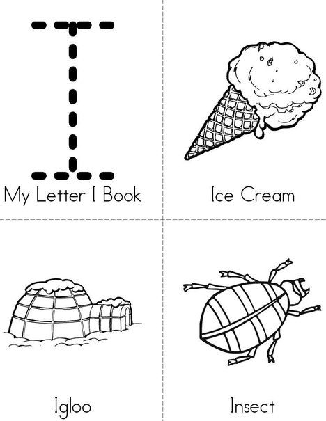 My Letter I Book from TwistyNoodle.com Letter I Sheets For Preschool, Letter I Activities For Toddlers, Letter I Crafts For Toddlers, Letter I Books For Preschool, I Is For, Letter I Worksheets For Preschoolers, Circus Theme Preschool Activities, Letter I Craft, Letter I Coloring Pages