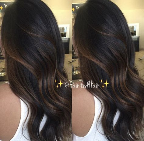 Black Hair Balayage, Brown Hair Inspo, Coloured Hair, Caramel Highlights, Brunette Balayage Hair, Brown Hair Balayage, Hair Balayage, Brown Hair With Highlights, Hair Painting