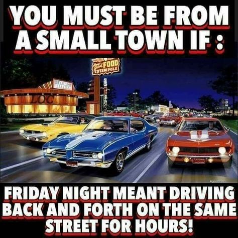 Our town wasn't small and we loved cruising Belmont in Fresno, California! Night Meaning, Childhood Memories 70s, Good Old Days, I Remember When, Old Days, The Old Days, Great Memories, The Good Old Days, Do You Remember