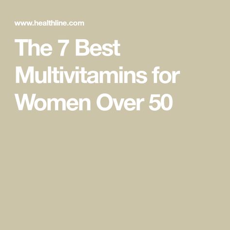 The 7 Best Multivitamins for Women Over 50 Olly Vitamins, Multivitamins For Women, Good Multivitamin For Women, Good Vitamins For Women, Vitamin C Foods, Weight Gain Supplements, Best Multivitamin, Probiotic Drinks, Multivitamin Supplements