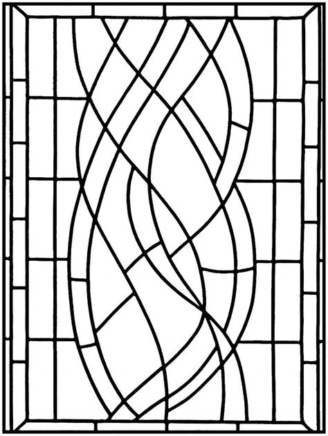 Stained Glass Coloring Pages, Art Deco Stained Glass, Stained Glass Patterns Free, Abstract Coloring Pages, Stained Glass Angel, Window Color, Stained Glass Christmas, Stained Glass Flowers, Stained Glass Crafts