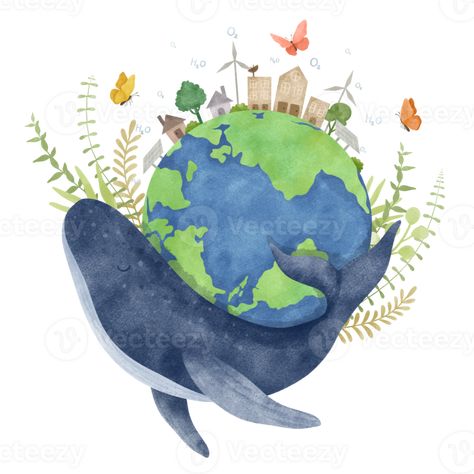 Earth day save nature watercolor Go Green Posters, Phone Widget, Earth Day Posters, Earth Poster, Save Nature, Nature Watercolor, Happy Earth Day, Planets Art, Batman Funny