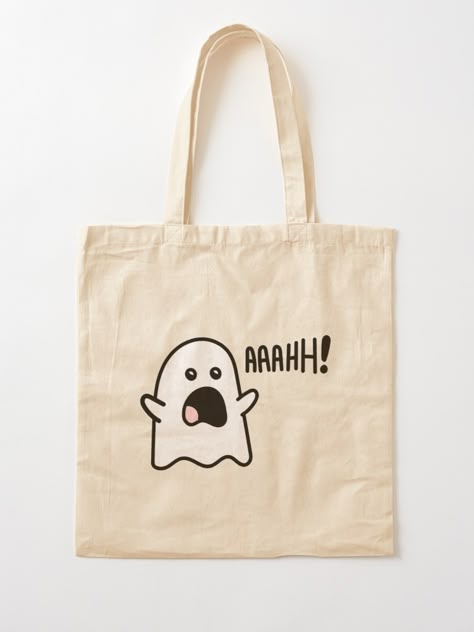 Tout Bag Ideas, Tote Bag Painting Ideas Halloween, Desain Tote Bag Simple, Totebag Painting Ideas Simple, Totebag Lukis, Simple Tote Bag Design, Tout Bag, Wallet Painting, Tote Bag Painting Ideas