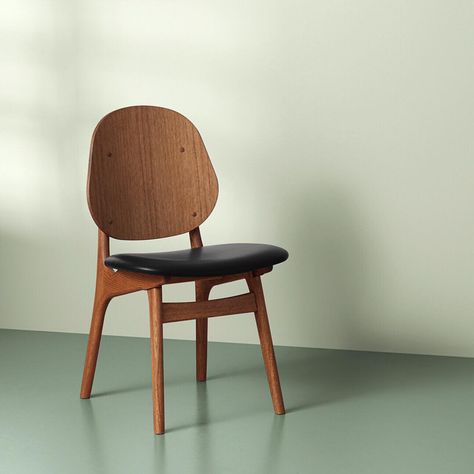 Designed in 1959 by Arne Hovmand-Olsen, the Noble chair from @warmnordic is a classic beauty that transports the craftsmanship and… Dining Chair Upholstered, 1950s Design, Teak Oil, Contemporary Dining Room, Nordic Design, Formal Dining Room, Upholstered Dining Chairs, History Design, Classic Beauty