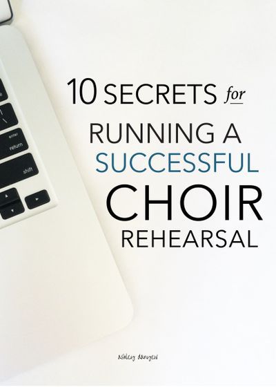 A must-read for every church choir director: 10 secrets for running a successful choir rehearsal. Get the tips >> #churchchoir #choirrehearsal #rehearsaltips #musiceducation Choir Tips, Choir Warm Ups, Teaching Choir, Choir Classroom, Elementary Choir, Middle School Choir, Lds Music, Choir Room, Choir Singing