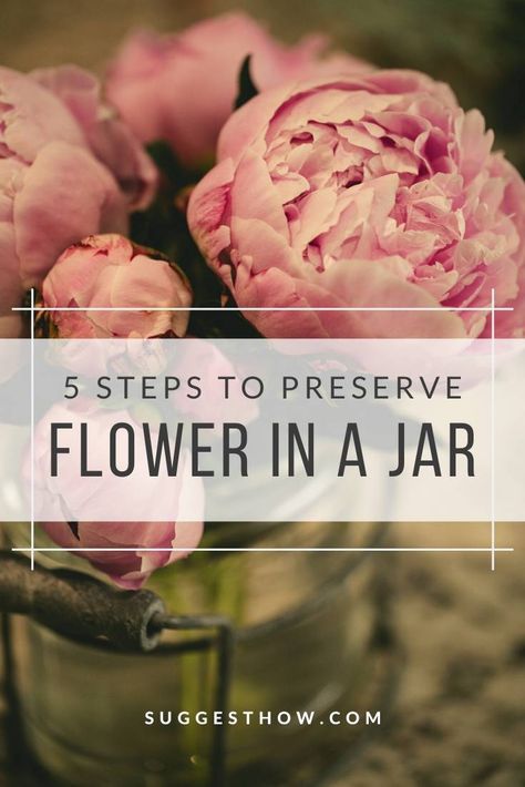 Perserving Flowers, Freeze Dried Flowers, Flowers In A Jar, Valentine's Diy, Preserve Flowers, Dried Flowers Diy, Flower Pedals, Floral Preservation, Bouquet Preservation