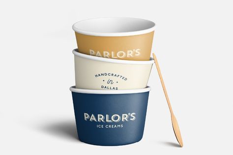 Gelato Cup Design, Ice Cream Cup Design, Ice Cream Shop Branding, Ice Cream Cups Design, Ice Cream Branding, Cup Ice Cream, Organic Ice Cream, Pop Ice, Ice Cream Logo