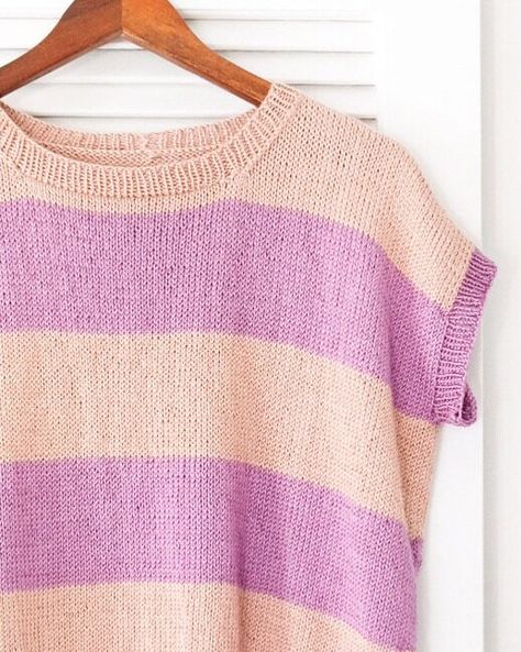 Easy Knit Sweater Pattern, Boxy Tee Pattern, Easy Knit Sweater, Knit Shirt Pattern, Tunic Knitting Patterns, Knit Sweater Pattern, Summer Knitting Patterns, Womens Knitting Patterns, Knitting Patterns Free Sweater