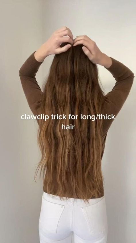 Thick Hairstyles, Extra Long Hair, Extremely Long Hair, Hairstyles Videos, Really Long Hair, Hair Tips Video, Game Day Hair, Clip Hairstyles, Hair Stylies