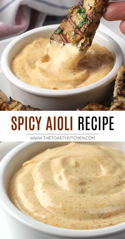 Savory Dipping Sauce, Spicy Mayo Aoli, Mayo Sauce For Burgers, Spicy Sauce For Burgers, Asian Aioli Sauce, Spicy Mayo Dipping Sauce, Garlic Aoli Recipe For Burger, Aoli Sauce Cajun, Garlic Aoli Recipe For Sandwiches