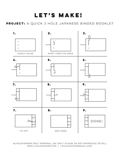 Japanese Stab Binding Patterns, Japanese Book Binding, Bind A Book, Book Binding Methods, Japanese Stab Binding, Japanese Binding, Origami Book, Diy Buch, Bookbinding Tutorial