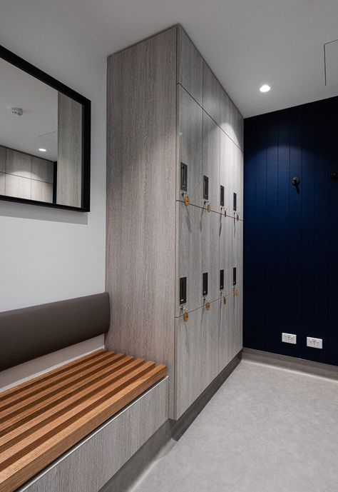 Break Room Design, Staff Lockers, Medical Clinic Design, Doctor Office Design, Consulting Room, Staff Lounge, Healthcare Interior Design, Doctors Office Decor, Office Break Room