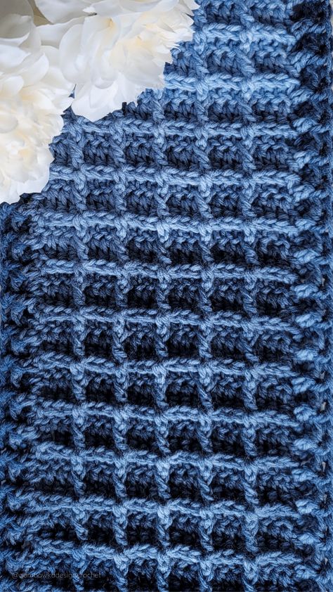 Just Another Day Scarf Free Crochet Pattern. Waffle Stitch Crochet Pattern. #yarnspirations #crochetstitch #crochetstitches #wafflestitch Waffle Stitch Scarf, Crochet Halloween Decorations, Crochet Waffle, Blanket Stitches, Crochet Waffle Stitch, Fingerless Gloves Crochet Pattern, Crochet Scarfs, Fall Crochet Patterns, Back Post Double Crochet